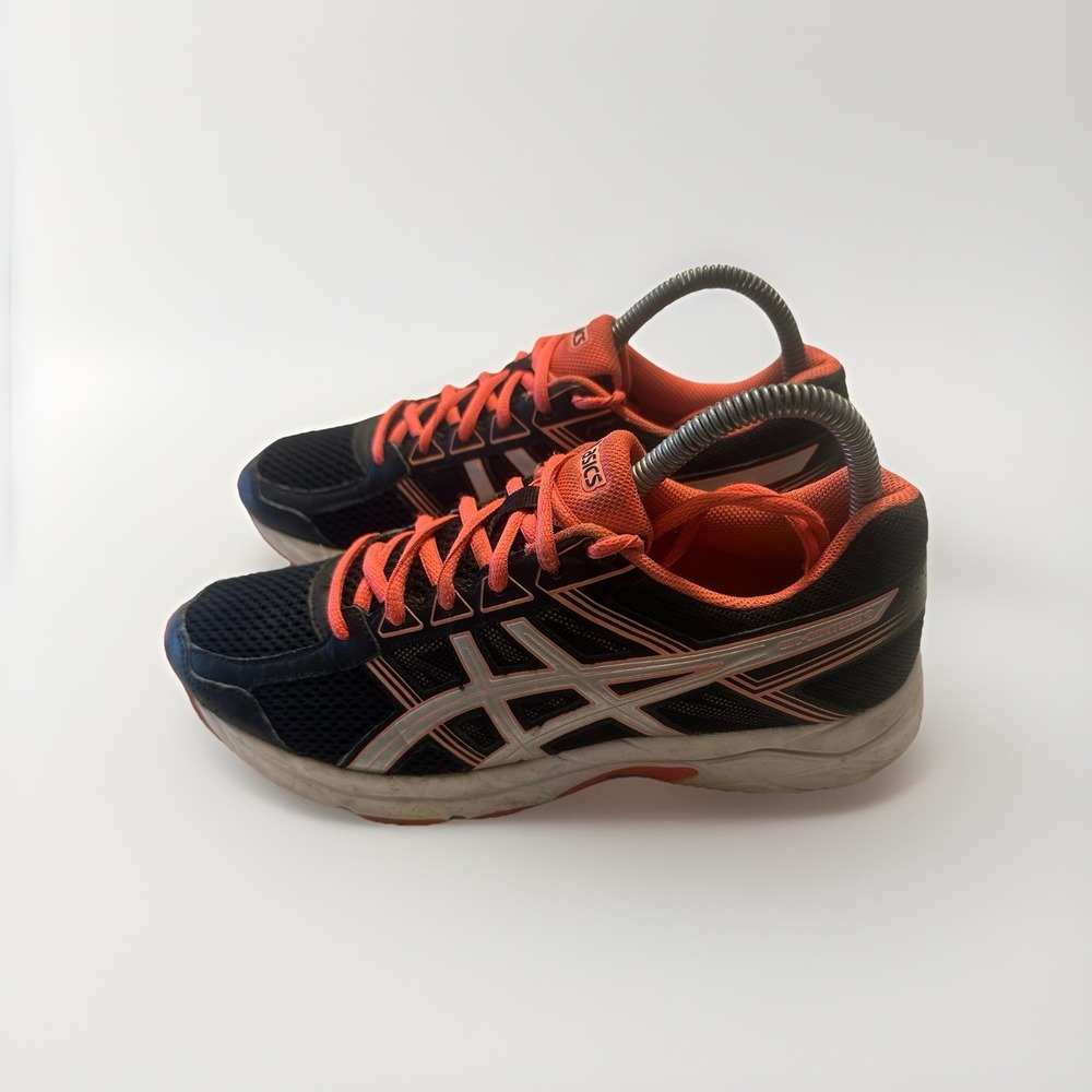 Asics Gel Contend 4 Running Sneakers Shoes Women's Size 7.5 Black Pink T765N